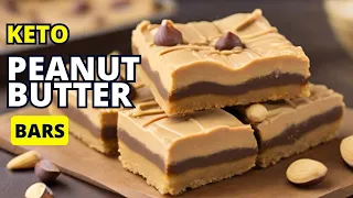 Keto Peanut Butter Bars | Easy Low-Carb Dessert