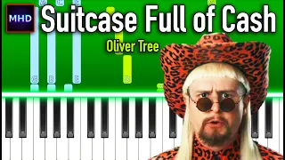 Oliver Tree - Suitcase Full of Cash - Piano Tutorial [EASY]