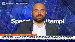 Antonio Caso ospite a RaiNews24 - 29/04/24