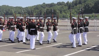 USMC Silent Drill Platoon Performance at The Museum of Flight!