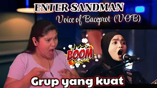 Voice of Baceprot - VOB - Enter Sandman (Metallica Cover) Reaction Video #voiceofbaceprot #vob