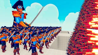 100x PIRATE + 1x GIANT vs 3x EVERY GOD - Totally Accurate Battle Simulator TABS
