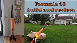 Formula 98 fiberglass rocket review and build.