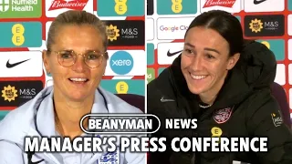 Sarina Wiegman and Lucy Bronze pre-match press conference | England v Czech Republic