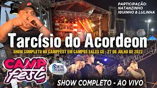 TARCÍSIO DO ACORDEON canta em sua Cidade Natal CAMPOS SALES