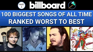 100 Biggest Hit Songs of All Time: Ranked Worst to Best - Part 1 by Diamond Axe Studios Music