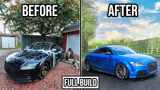 FULL BUILD - RESTORING A STOLEN & FIRE DAMAGED AUDI TTS MK2 8J