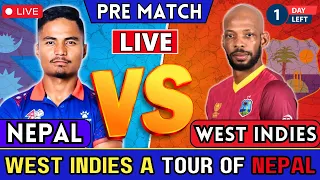 NEPAL VS WEST INDIES A || WEST INDIES TOUR OF NEPAL 2024 || PRE MATCH ANALYSIS