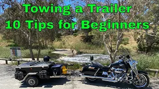 Towing a Motorcycle Trailer, 10 Tips for a Beginner.