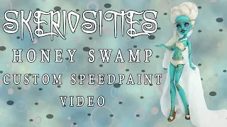 Honey Swamp Monster High Doll Custom Speedpaint Video by Skeriosities