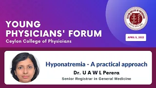 YPF - Hyponatremia - A Practical Approach - Dr U A W L Perera