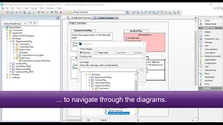 #17 IBM Rhapsody-TipOfTheDay: Model navigation with "textual" - hyperlinks in description