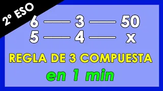 Regla de 3 Compuesta  //  2°ESO