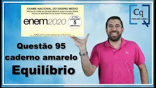 Resolução ENEM 2020 -  Química  questão 95 caderno amarelo