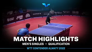 Iskender Kharki vs Ludovic Gombos | MS | WTT Contender Almaty 2022 (Qual)