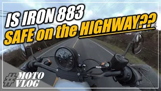 Highway Riding Experience on my 2020 Sportster Iron 883 - Sportster Motovlog