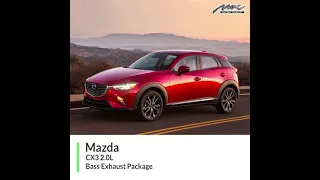 Mazda CX3 2.0L Bass Exhaust Package