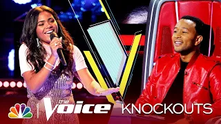 Zoe Upkins Is Poised Beyond Her Years Performing "Like I'm Gonna Lose You" - The Voice Knockouts