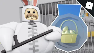 How to get the EASTER EGG HUNT (2023) BADGE in BARRY'S PRISON RUN | Roblox