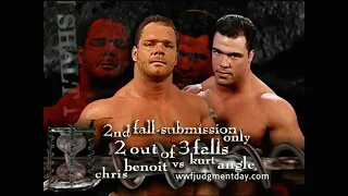 Story Of Chris Benoit vs Kurt Angle | Judgement Day 2001