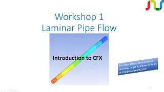 Laminar pipe flow - CFD and comparison to analytical solution