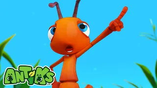 Hooked | Antiks by Oddbods + 60 Minutes of Kids Cartoons | Party Playtime