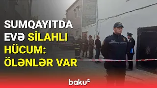 Sumqayıtda film kimi hadisə: evə silahlı basqın edildi