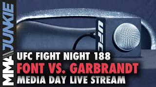Archive of the UFC Fight Night 188: Font vs. Garbrandt media day live stream