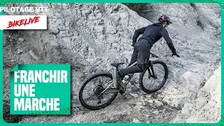 Pilotage VTT - Comment franchir une marche en montée