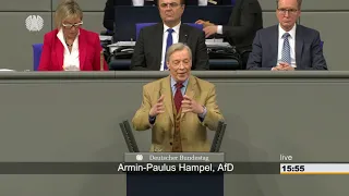 Bundestag * Bundeswehreinsatz in Afghanistan * Armin-Paulus Hampel AfD * Über 50 Deutsche Tote