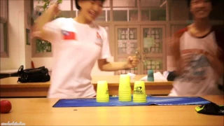 Sport Stacking: different types of reactions