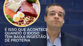 É ISSO QUE ACONTECE QUANDO O IDOSO TEM BAIXA INGESTÃO DE PROTEÍNA | Dr. Flávio Jambo