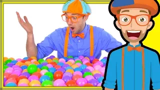 Blippi Plays and Learns at the Indoor Playground | Learn Colors and More!