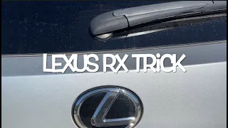 LEXUS RX  - TAILGATE TRICK