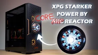 We Built a $1700 Gaming PC "Power by Iron Man's ARC Reactor" With XPG "Starker" Case