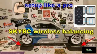 SKYRC wireless  corner balancing scales. Bluetooth