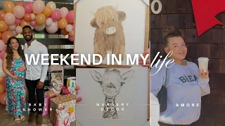 Weekend in the Life- Running errands, Nursery Decor Haul, Greenville Baby Shower & More!