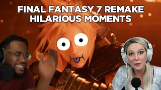 HILARIOUS FINAL FANTASY 7 REMAKE Moments - Streamer Compilation