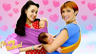 ¡Bianca visitando a la Baby Born Amelia! Video de muñecas y bebés para niñas