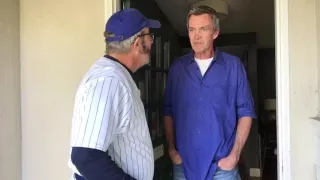 Brickma surprises old friend and teammate, Neil Flynn