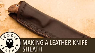 Making a Leather Knife Sheath