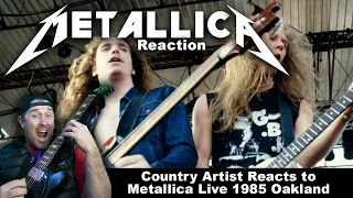 Country Musician Reacts to Metallica LIVE 1985 Oakland On The Greem For Whom the Bell Tolls