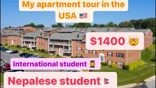 Apartment tour in the USA ||| Nepalese Student||| International student 👩‍🎓