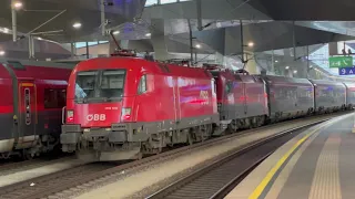 RJX 760 Wien/Bregenz ÖBB 1116-237 + Wien/Innsbruck ÖBB 1116-188 + 1116-248