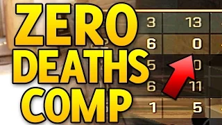 ZERO DEATHS! FLAWLESS CS GO COMPETITIVE MATCH