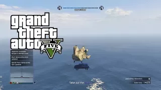 gta 5 dropping a random players car in the ocean