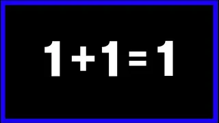 1+1=1임을 증명하는 영상 로지컬 ♡