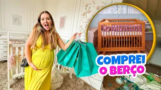 COMPREI os MÓVEIS do QUARTO DA CELINE!! 👶🏼🥰 *o berço é lindo*