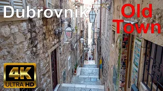 Dubrovnik Croatia 🇭🇷 4K Old Town Walking Tour