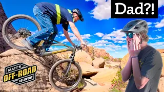 We Took Matt Mountain Biking and His Kids Were Astonished!